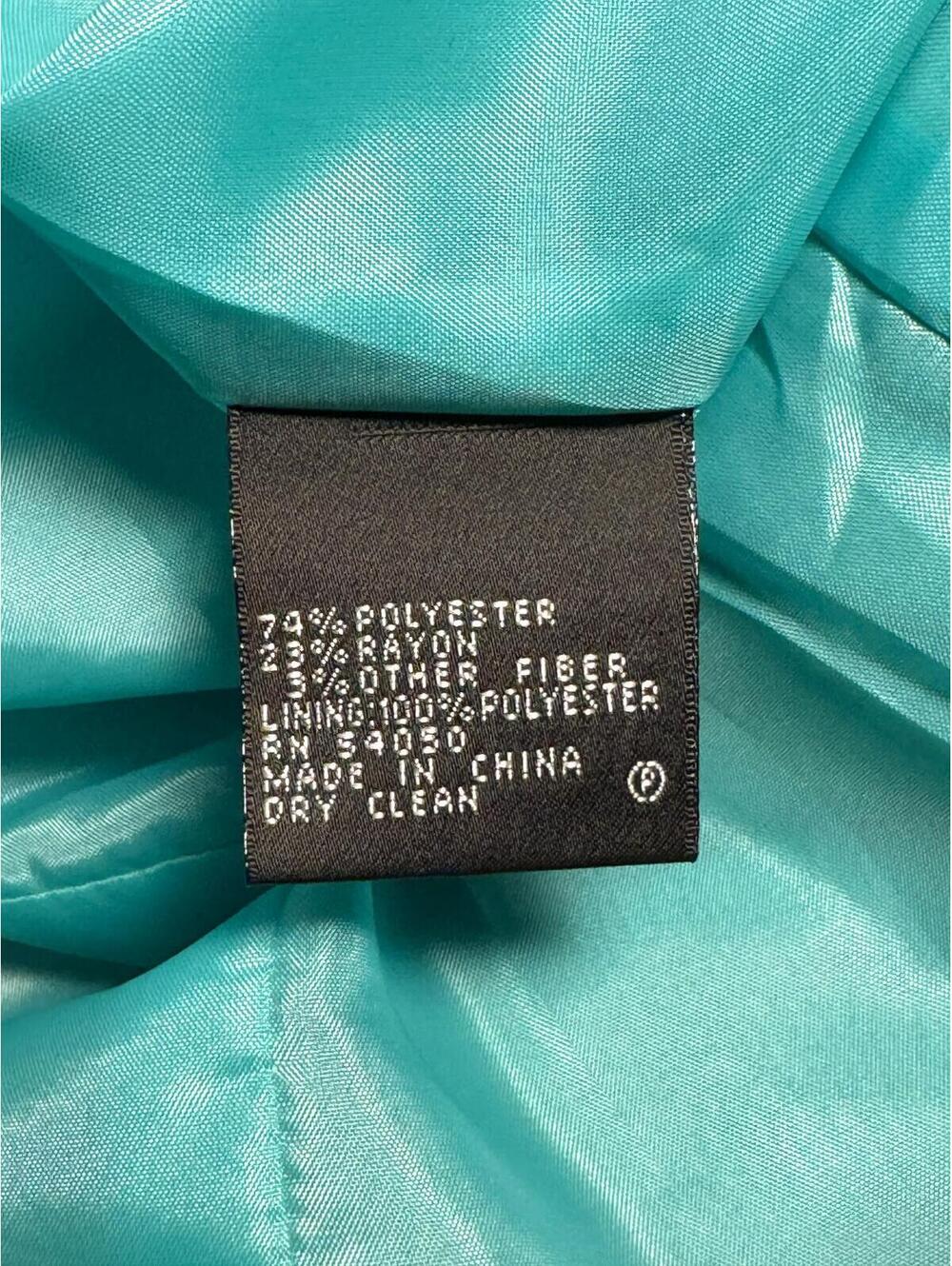 Kasper Women's Three-Piece Skirt Suit in Teal Tweed - Picture 8 of 8
